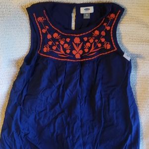 NWT Old Navy embroidered shirt